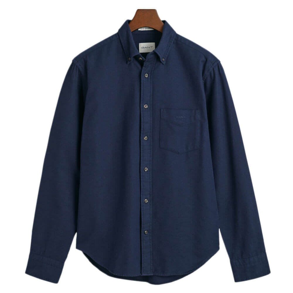 GANT Regular Fit Flannel Herringbone Shirt